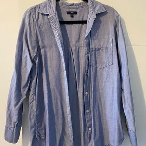 Light blue open blouse! Very versatile